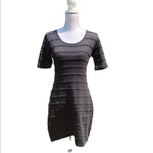 NWT CALVIN KLEIN SMALL CHARCOAL SWEATER DRESS